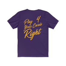 Load image into Gallery viewer, The Play Your Cards Right Short Sleeve Tee