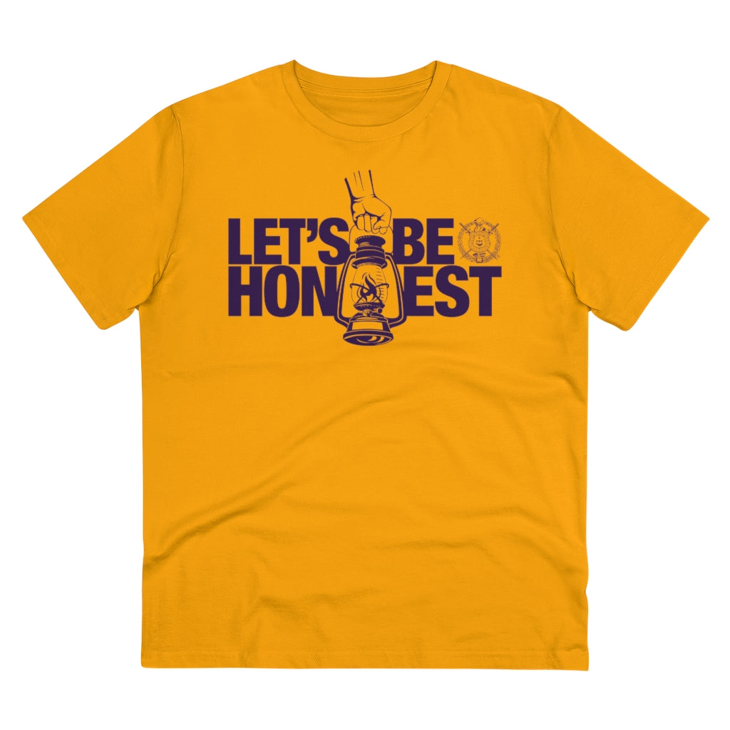 The Lets Be Honest Short Sleeve Tee (Gold)